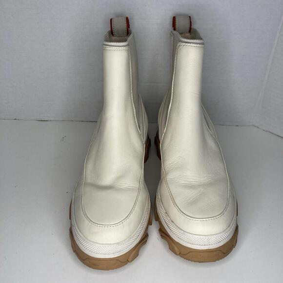Sorel Women's Brex Chelsea Boot Gum Lug Sole in Natural Sea Salt 7 US 38 EU - Picture 2 of 9